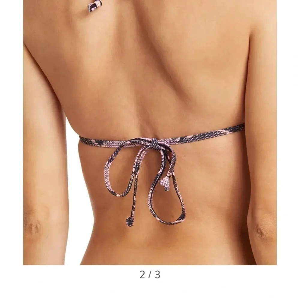 kendal + kylie triangle mesh bikini top medium bottom xs